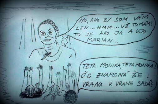 Teta Monika vysvetľuje deťom